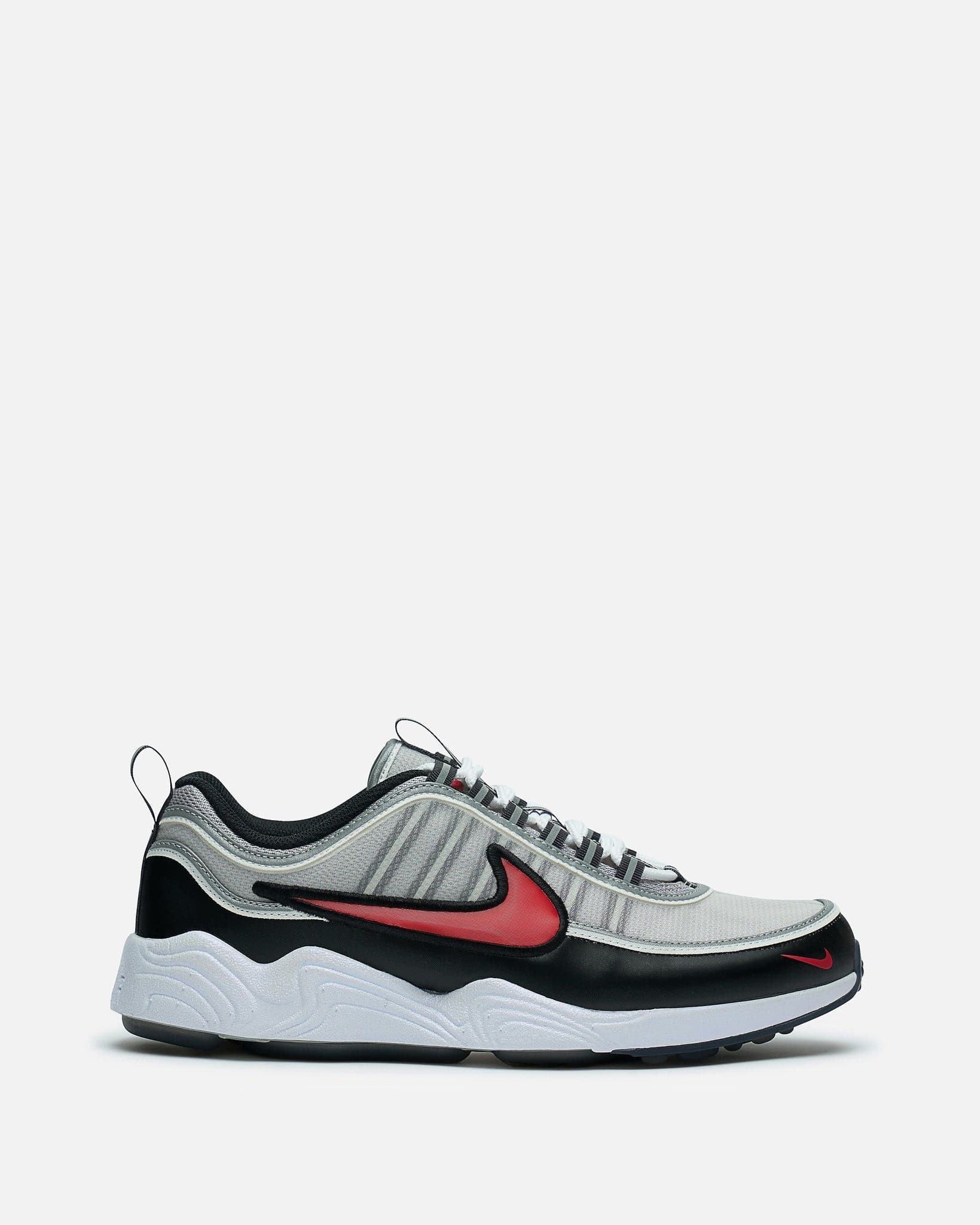 Оригінальна Air Zoom Spiridon In Metallic Silver Nike – боковий вид