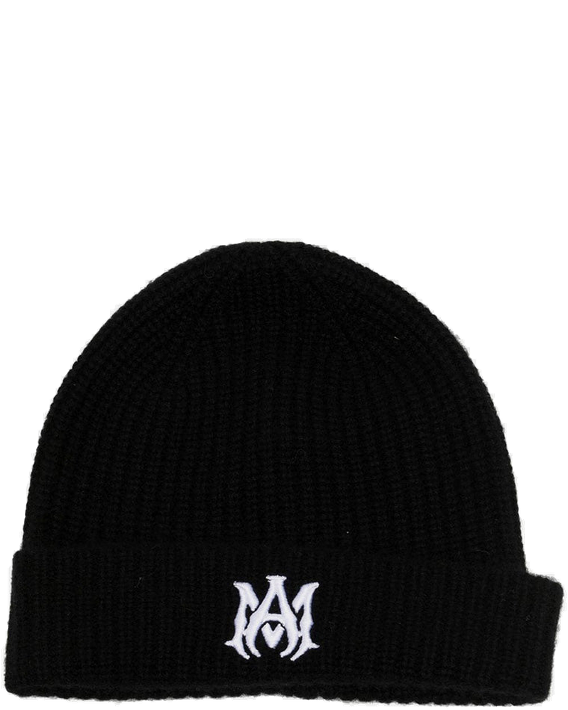 Black Ma Logo-Patch Beanie Amiri оригінал – Купити в Україні