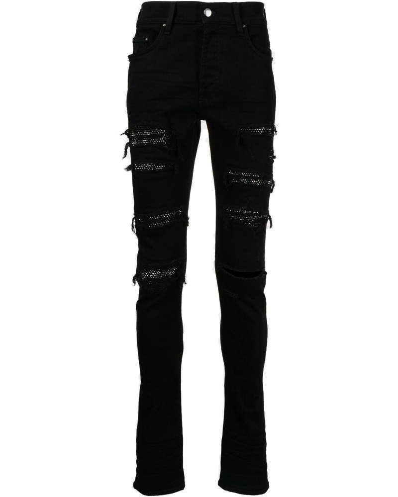 Black Crystal Thrasher Jeans Amiri оригінал – Купити в Україні
