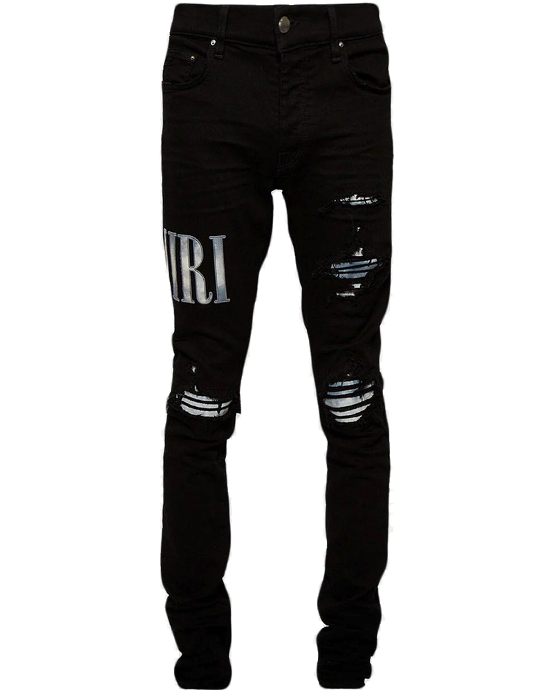 Black Tie-Dye Core Logo Jeans Amiri – Гарантія оригінальності