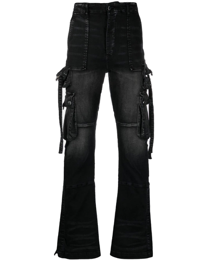 Оригінальна Black Cargo Flare Jeans Amiri