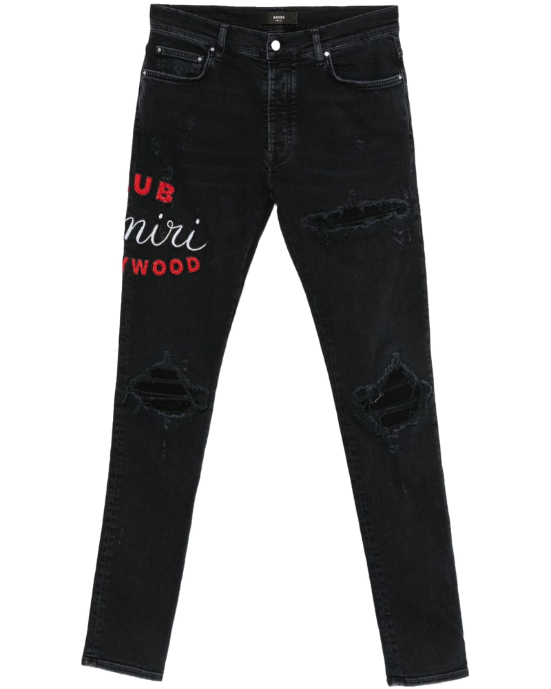 Embroidered Distressed Jeans Amiri – Гарантія оригінальності