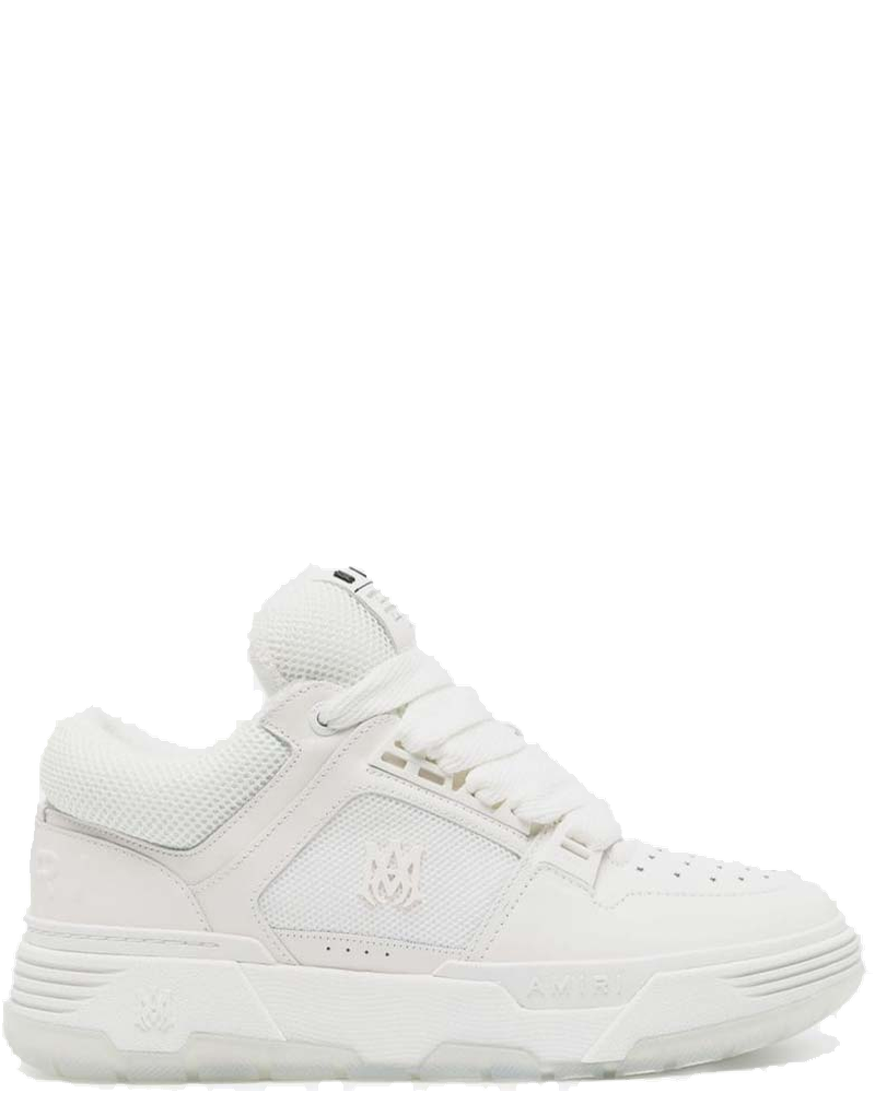 Оригінальна White Ma-1 Leather-Trim Mesh Sneakers Amiri