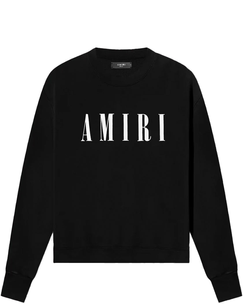 Оригінальна Black Core Logo Print Sweatshirt Amiri
