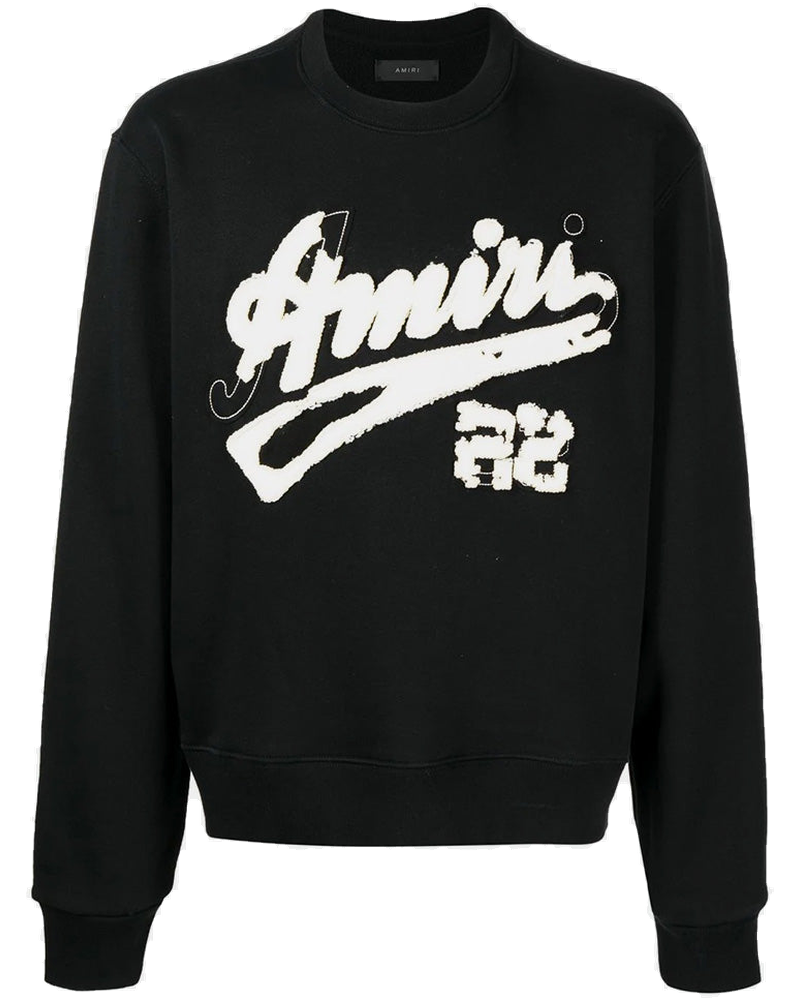Black 22 Logo-Appliqué Sweatshirt Amiri – Гарантія оригінальності