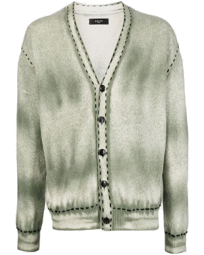 Green Pigment Spray Cardigan Amiri оригінал – Купити в Україні