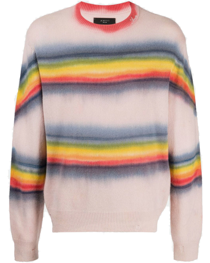 Rainbow Tie Dye Crewneck Amiri – Гарантія оригінальності