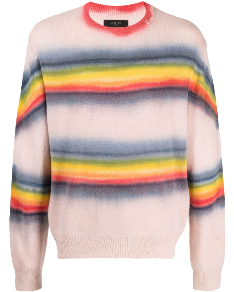 Оригінальна Rainbow Tie-Dye Crew-Neck Sweatshirt Amiri