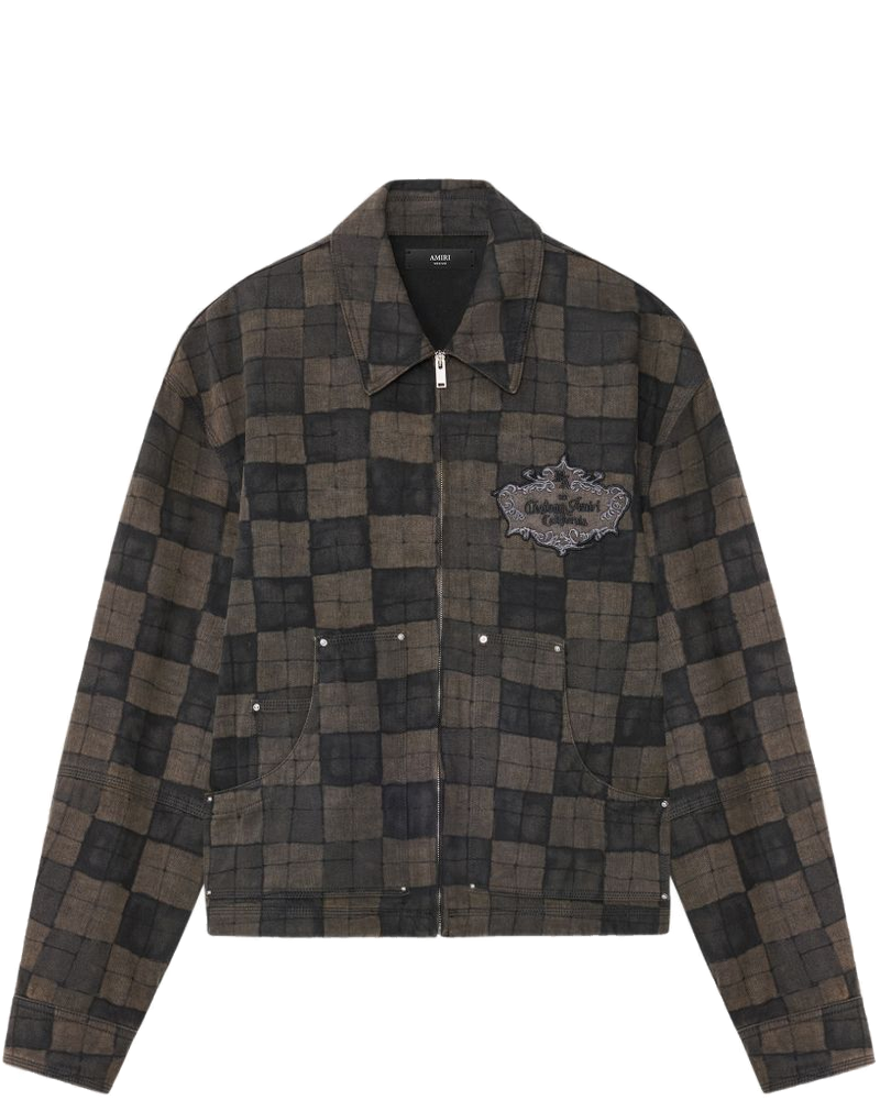 Оригінальна Checked Denim Jacket Amiri