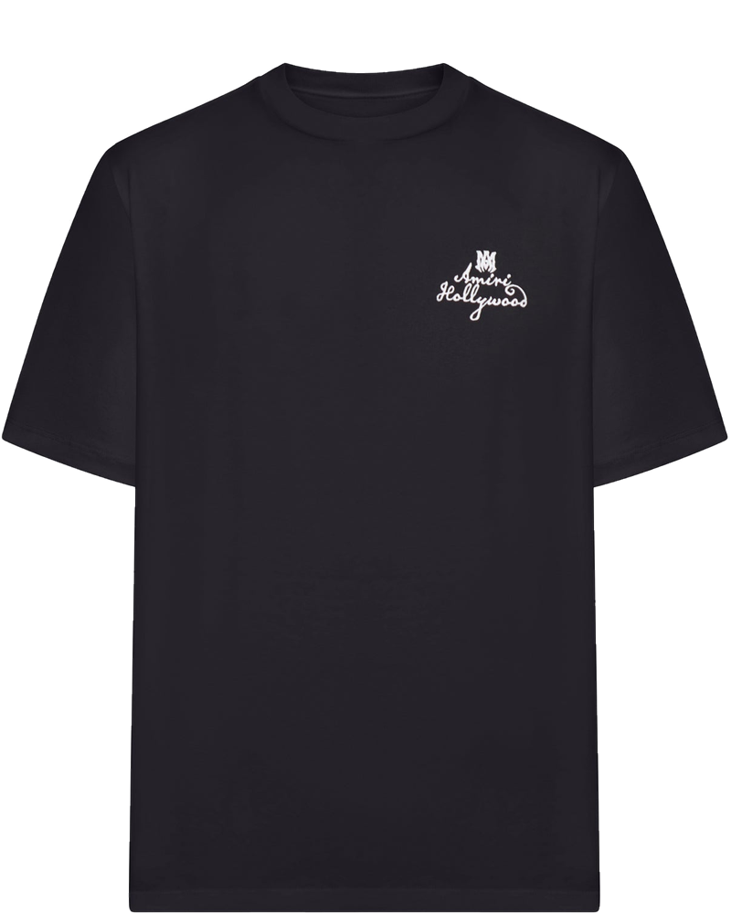 Оригінальна Cotton T-Shirt With Embroidered Logo Amiri