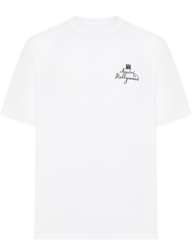 Оригінальна Cotton T-Shirt With Embroidered Logo Amiri