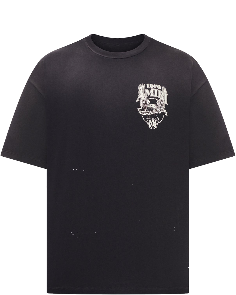 Oversized Crew Neck Cotton T-Shirt Amiri – Гарантія оригінальності