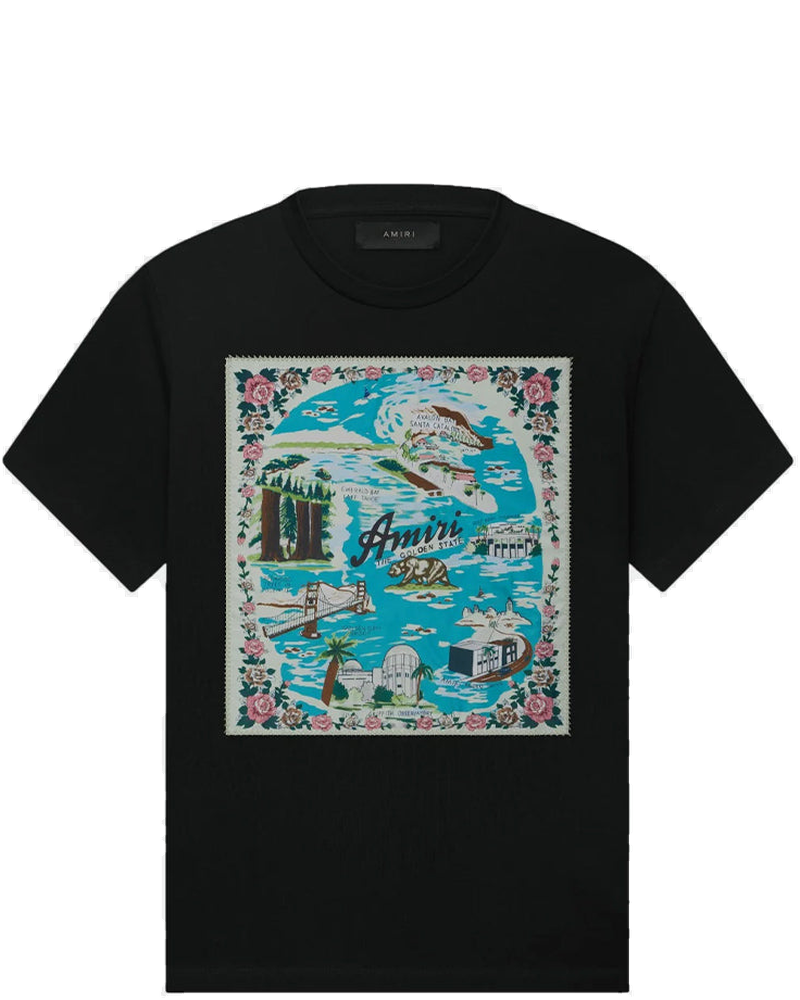 Black California Hawaiian Tee Amiri – Гарантія оригінальності
