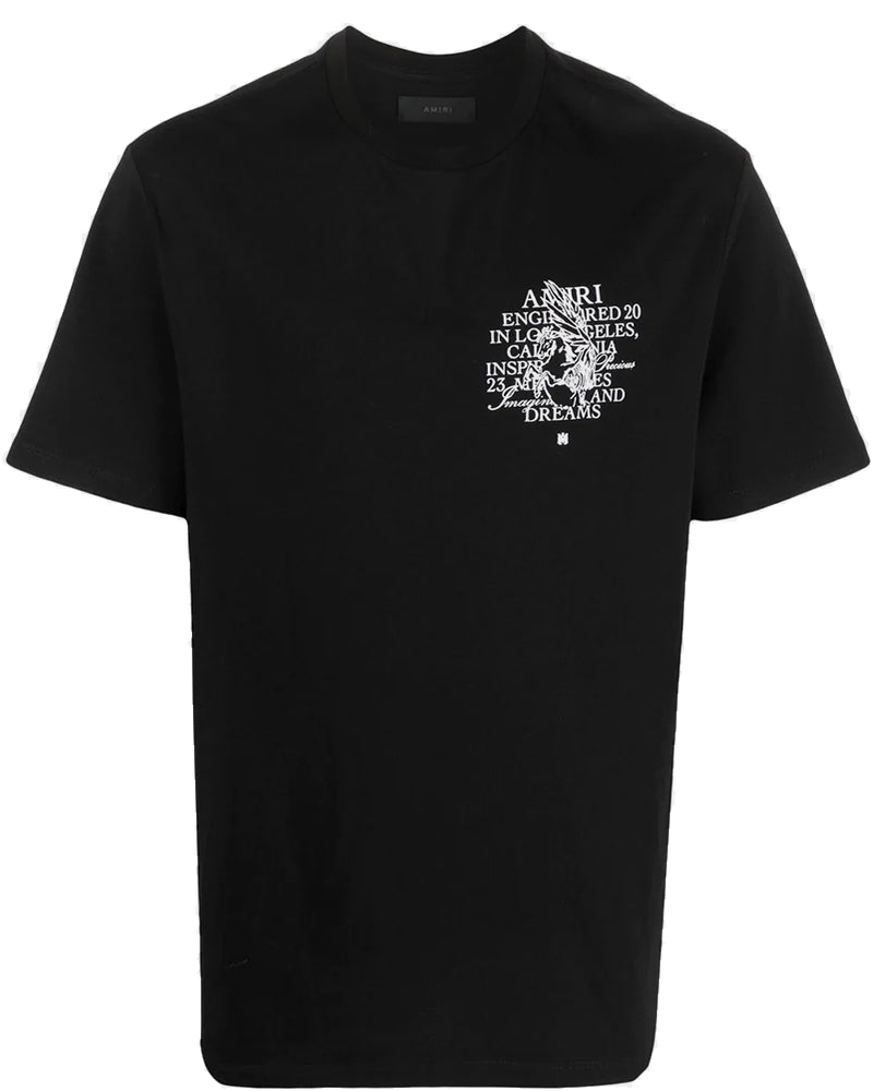 Black Graphic-Print T-Shirt Amiri оригінал – Купити в Україні