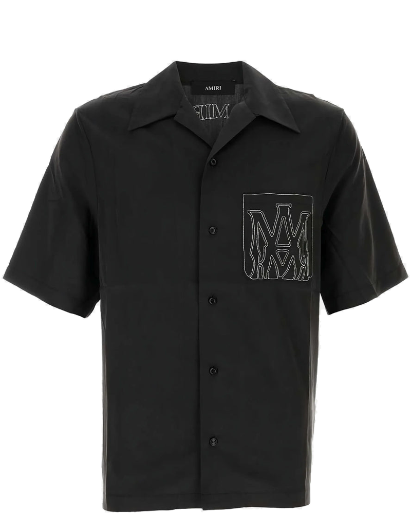 Black Ma Outline Bowling Shirt Amiri – Гарантія оригінальності