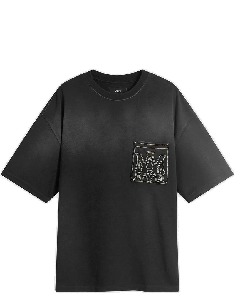 Оригінальна Black Ma Outline Oversized T-Shirt Amiri