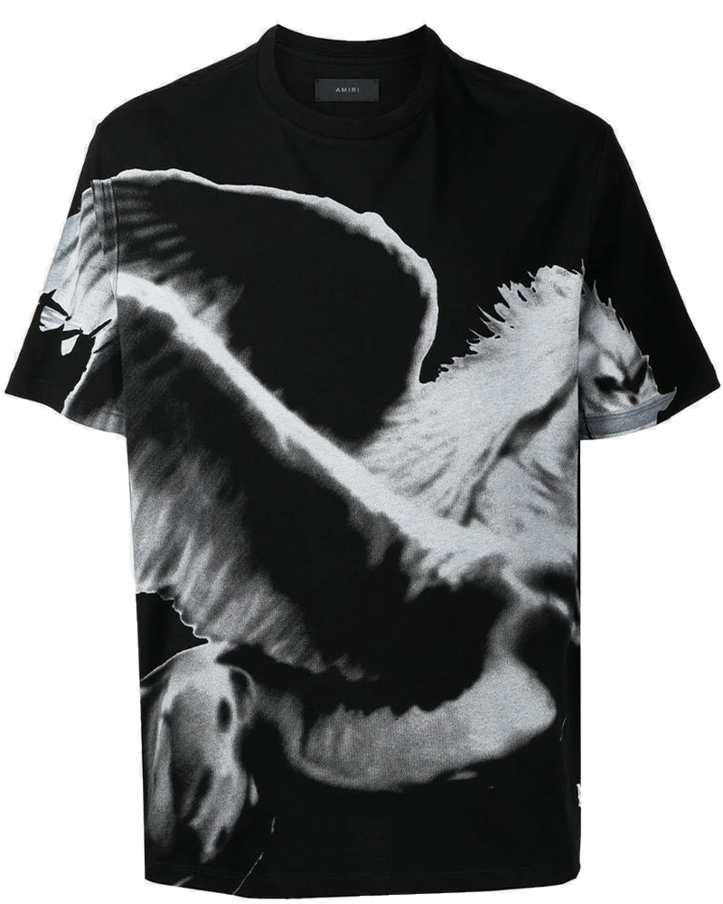 Оригінальна Black Pegasus Graphic-Print T-Shirt Amiri