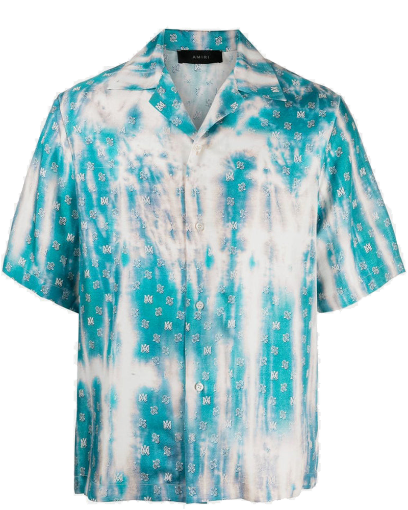 Оригінальна Pf23mss022-524 Ma Paisley Bowling Shirt Amiri