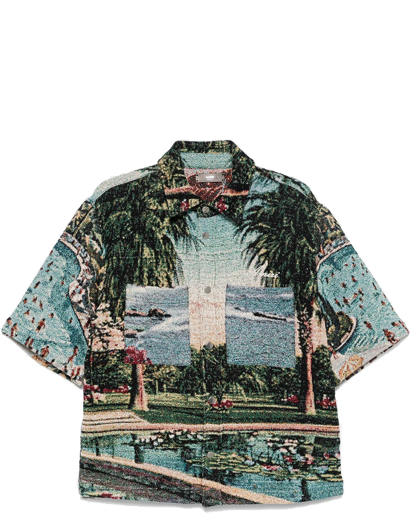 Оригінальна Blue Paradise Tapestry Shirt Amiri
