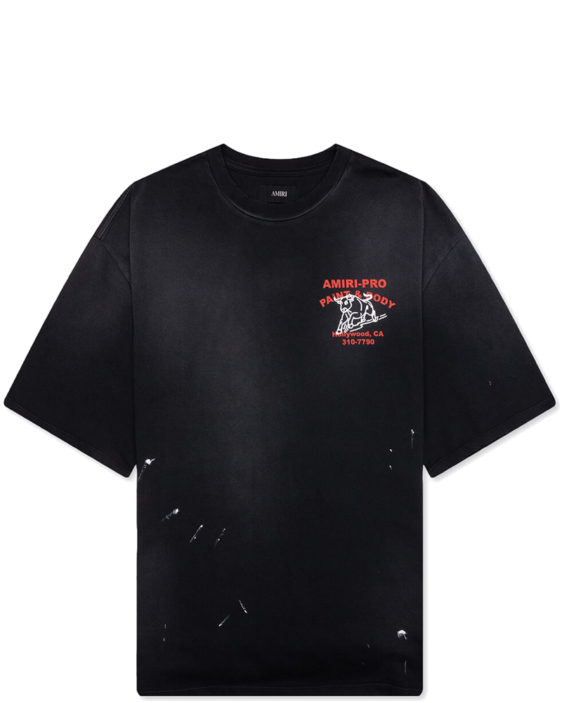 Bull Oversized Tee Black Amiri – Гарантія оригінальності