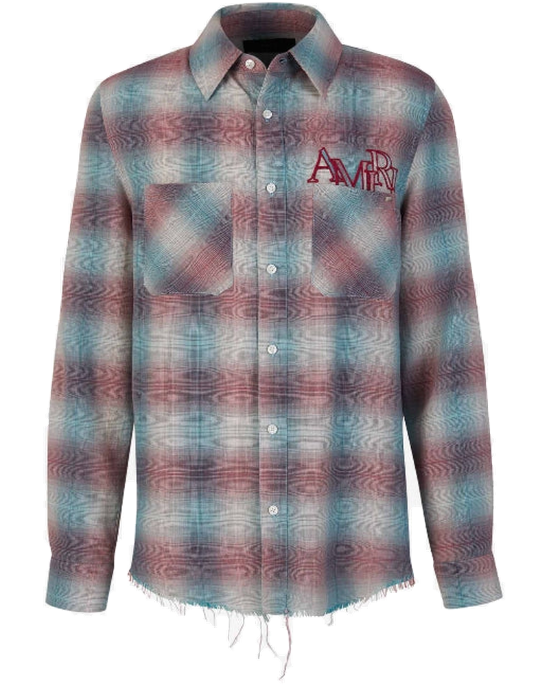 Оригінальна Checked Logo Shirt Amiri