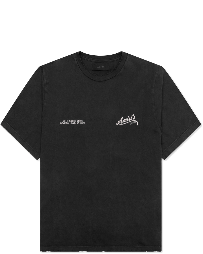 Cinemas Vintage Tee Black Amiri – Гарантія оригінальності