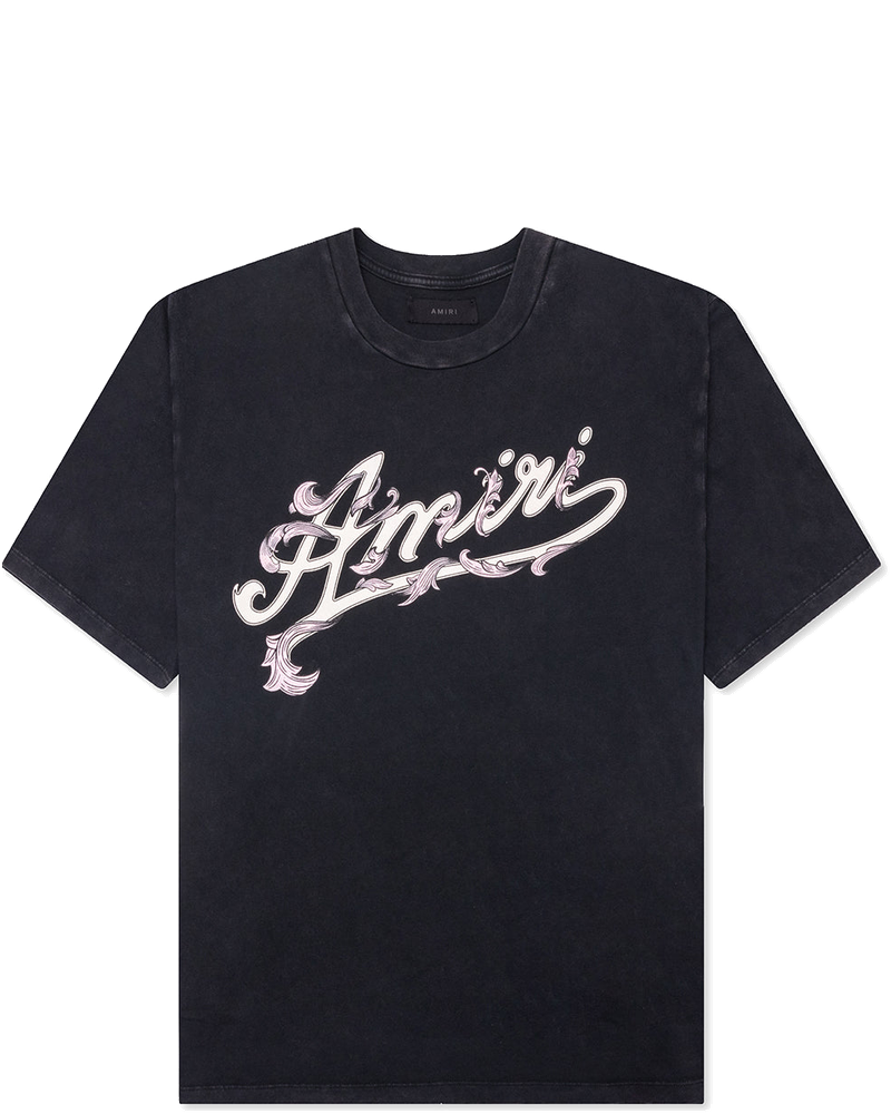 Filigree Tee Black Amiri – Гарантія оригінальності