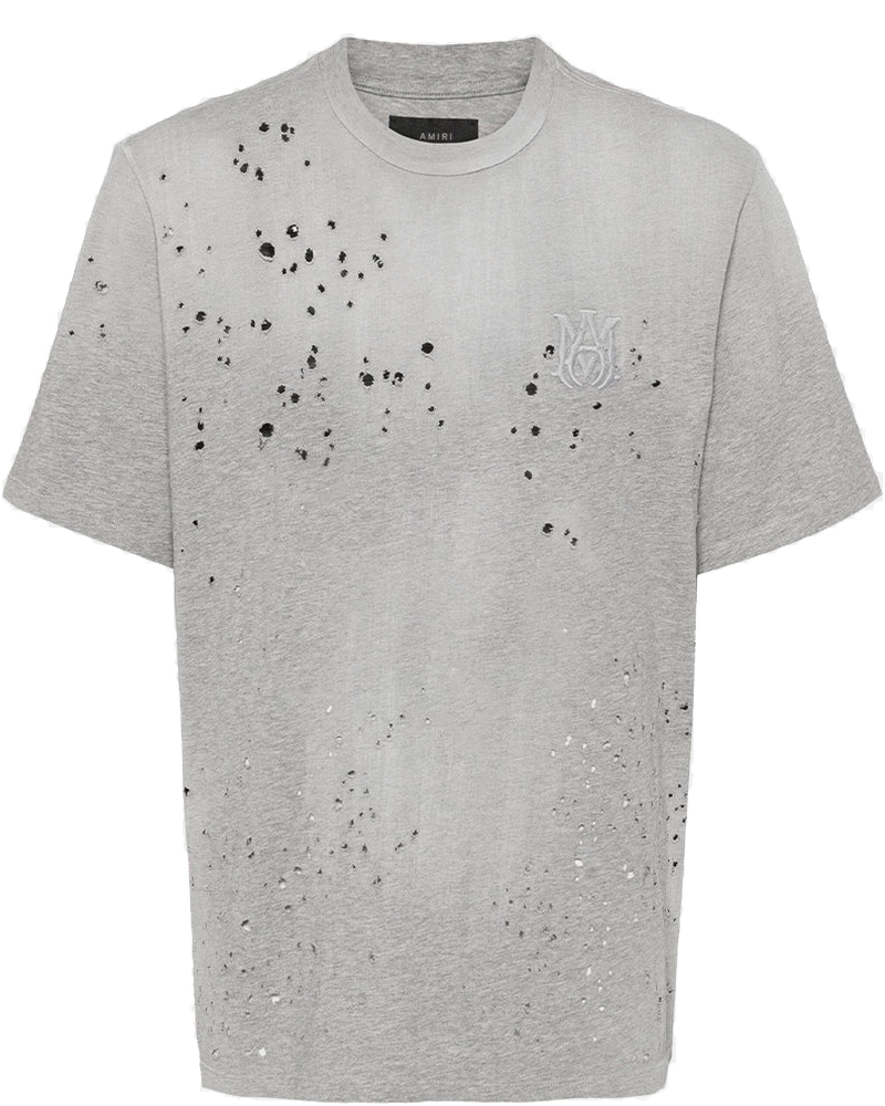Grey Ma Shotgun Embroidered T-Shirt Amiri оригінал – Купити в Україні