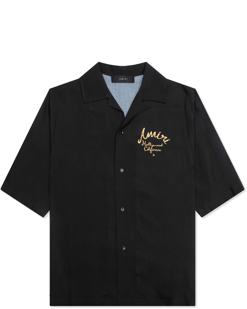 Оригінальна Hollywood Camp Shirt Black Amiri