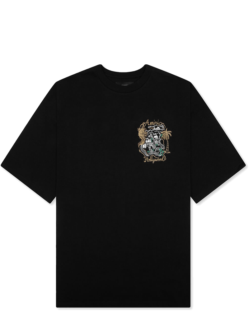 Оригінальна Hollywood Oversized Tee Black Amiri