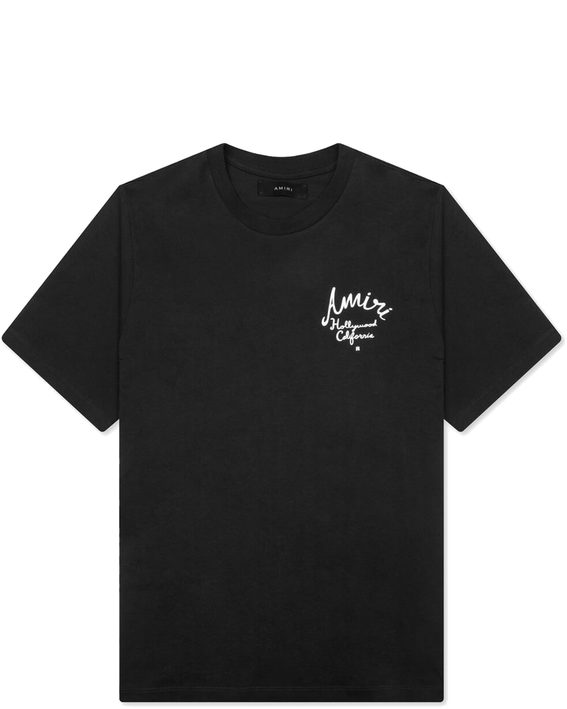 Hollywood Tee Black Amiri оригінал – Купити в Україні
