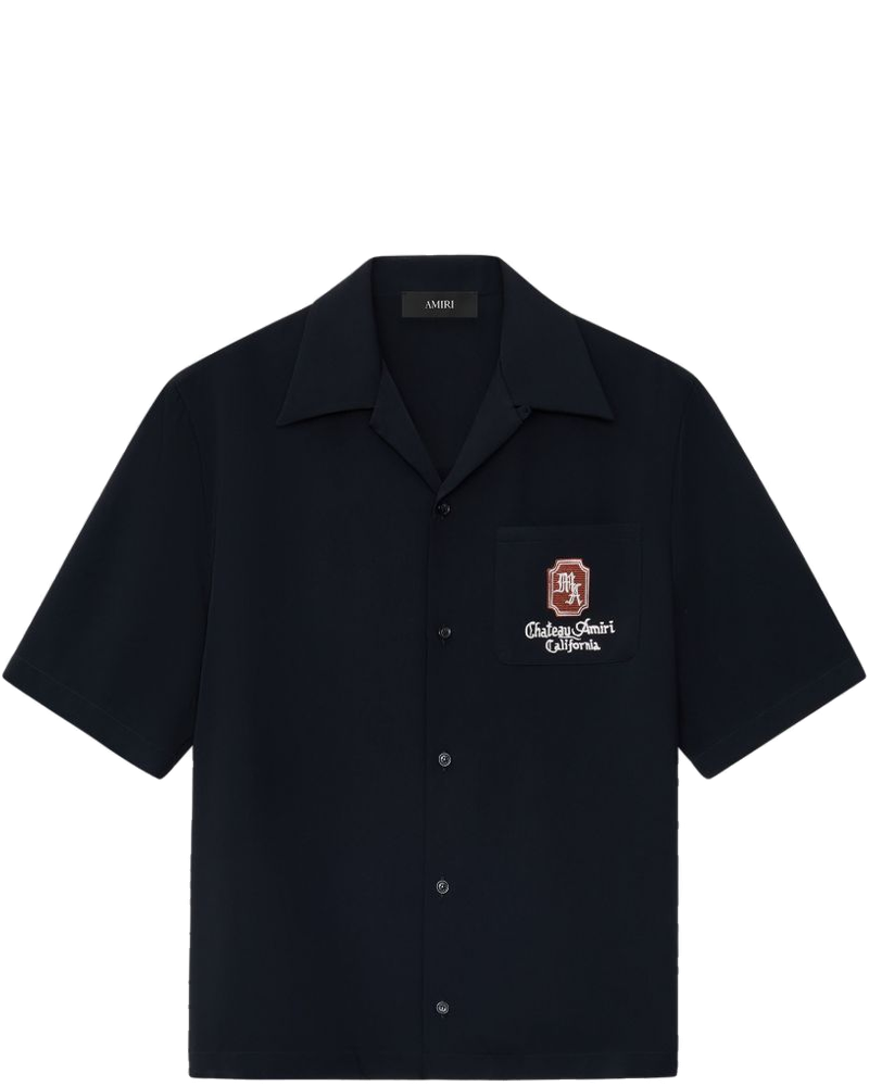 Logo-Detail Camp Shirt Amiri оригінал – Купити в Україні