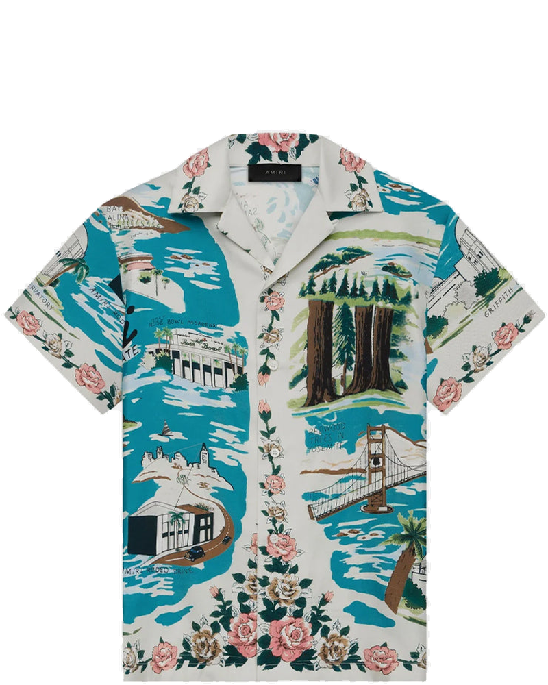 Оригінальна Multicolor Hawaiian Bowling Shirt Amiri