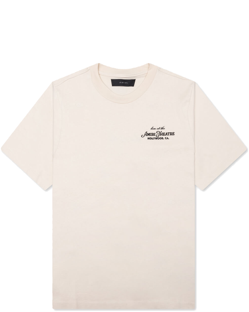 Theatre Flocked Tee Alabaster Amiri – Гарантія оригінальності
