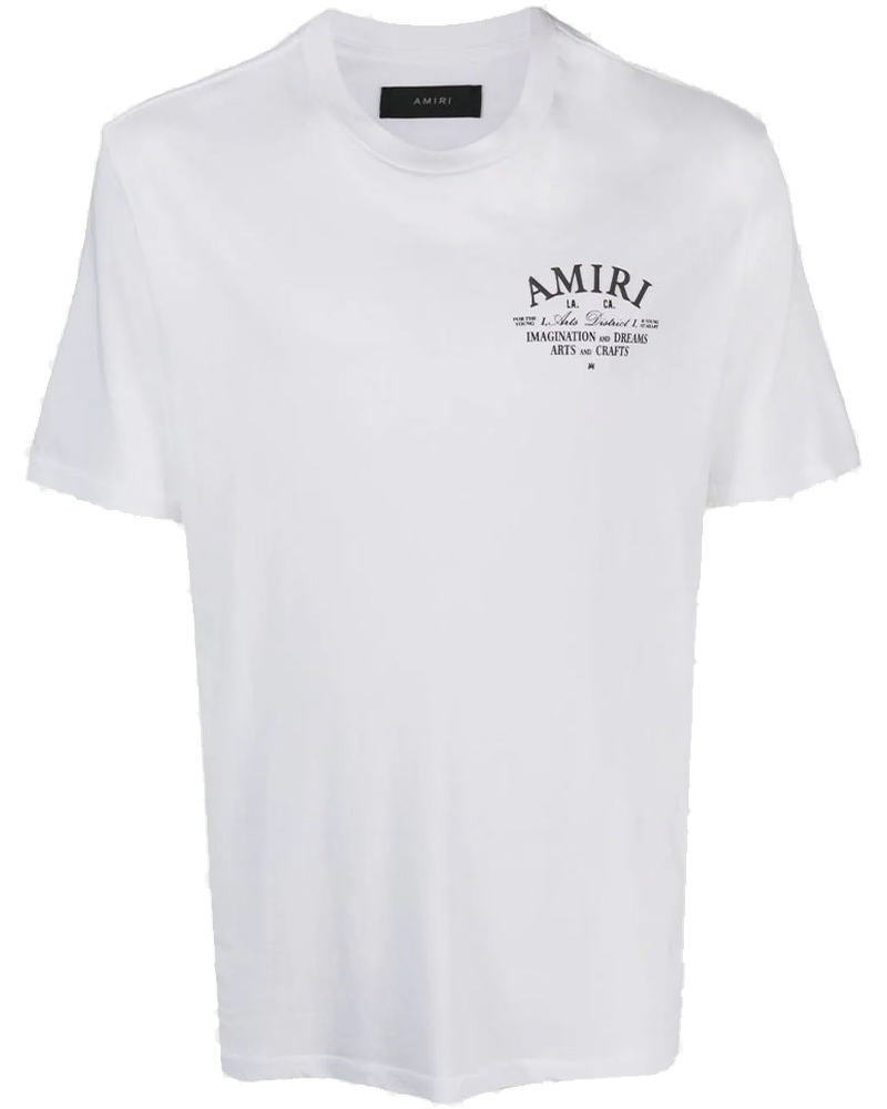 White Amiri Arts District T-Shirt Amiri оригінал – Купити в Україні