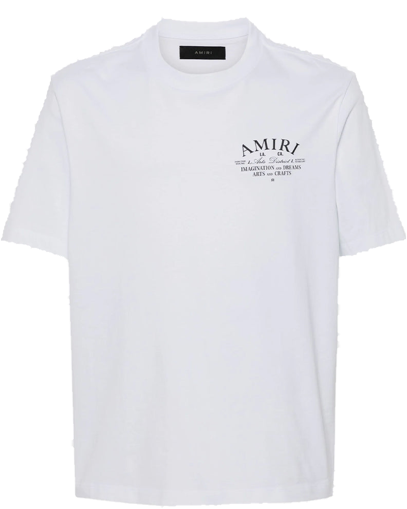 White Amiri Arts District T-Shirt Amiri оригінал – Купити в Україні