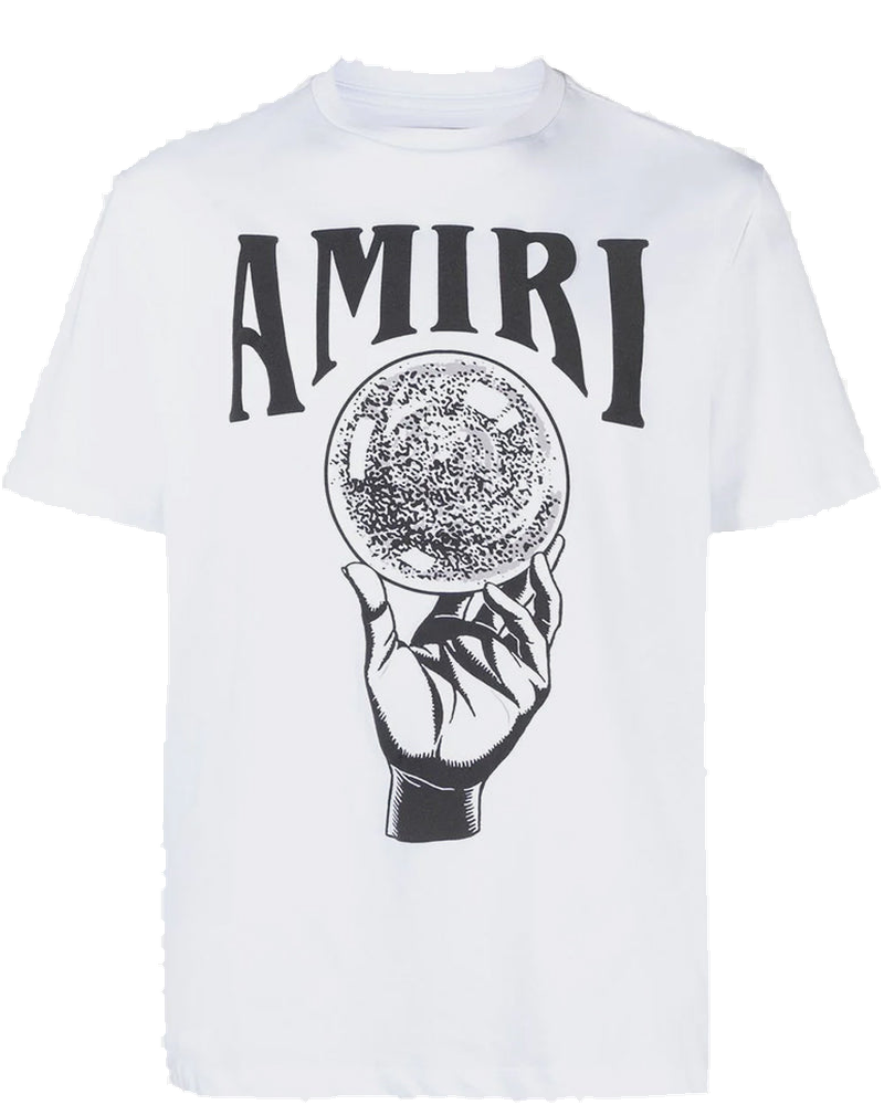 Оригінальна White Crystal Ball T-Shirt Amiri
