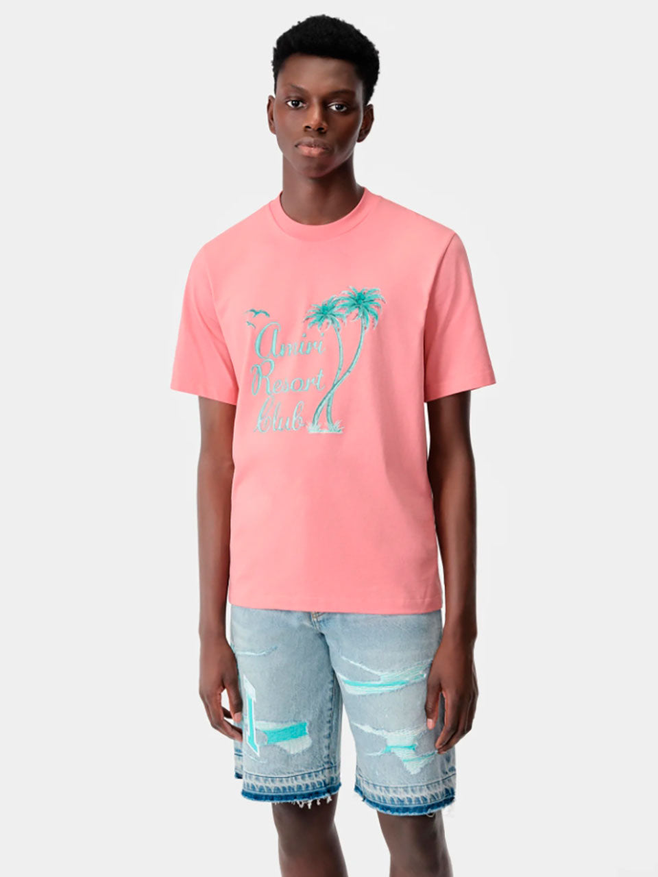 Palms T-Shirt Amiri – Гарантія оригінальності – боковий вид