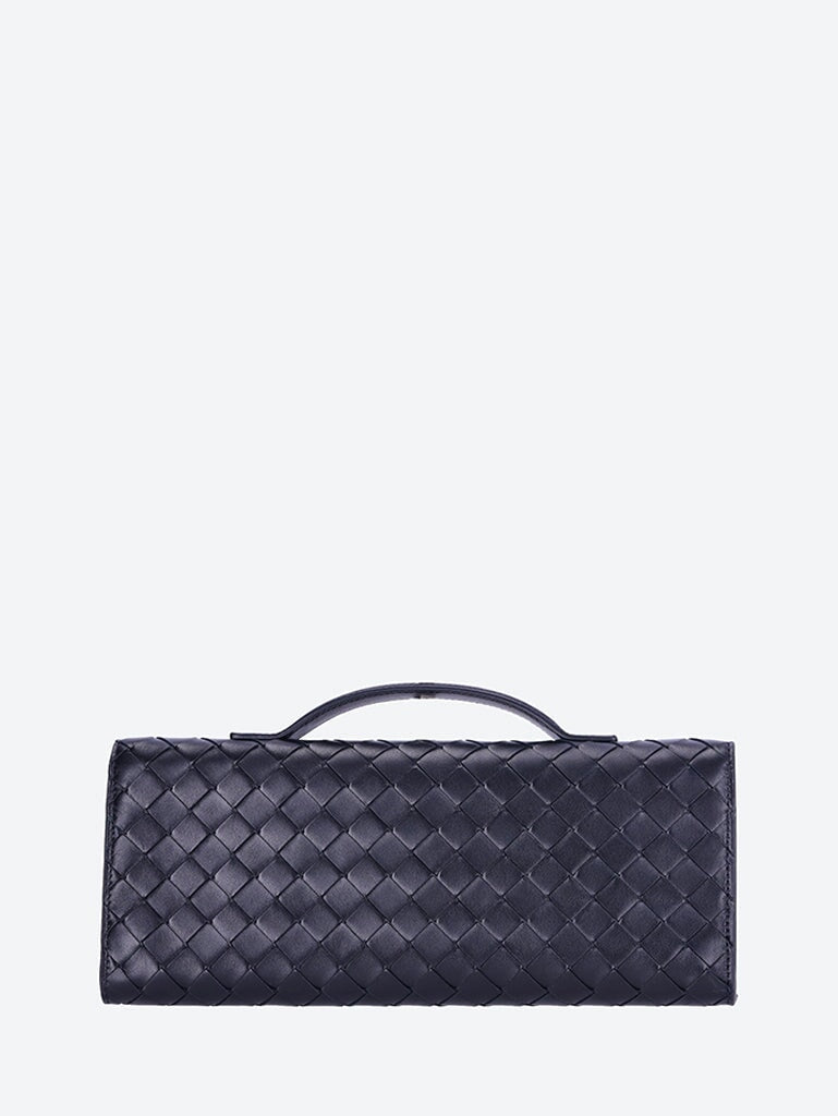 Andiamo Leather Clutch Bottega veneta – Гарантія оригінальності – збільшений вид