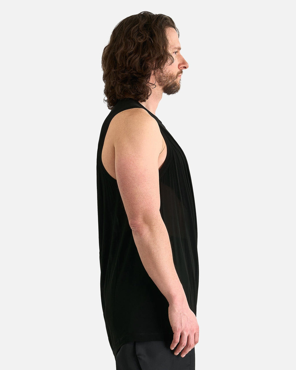Anthem Tank In Black Rick owens оригінал – Купити в Україні – вид ззаду