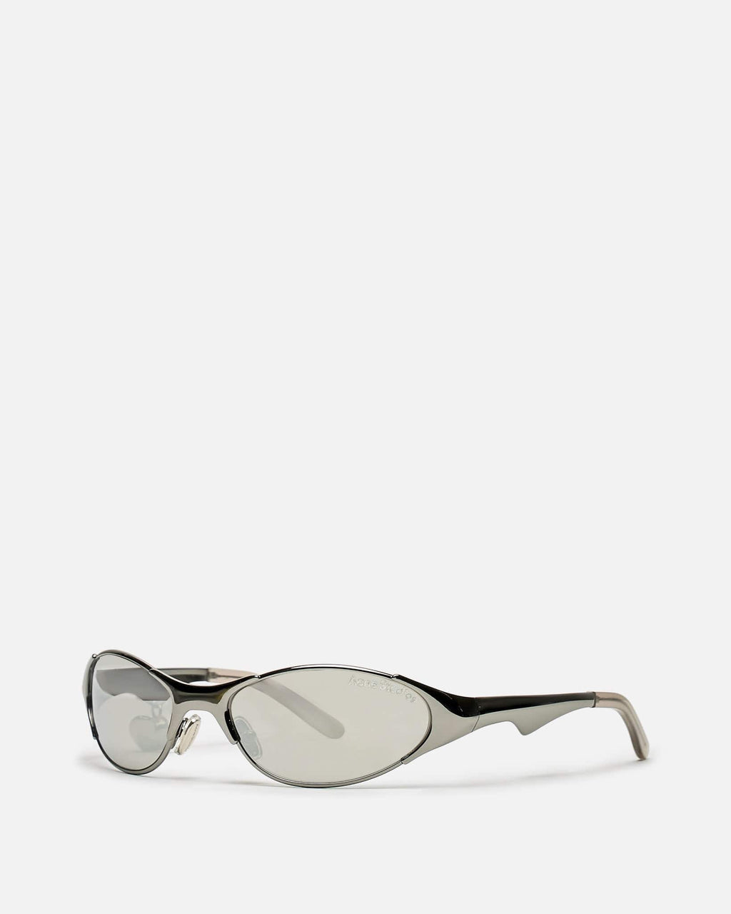 Оригінальна Apin Rimless Sunglasses In Antique Silver Acne studios – детальний вид