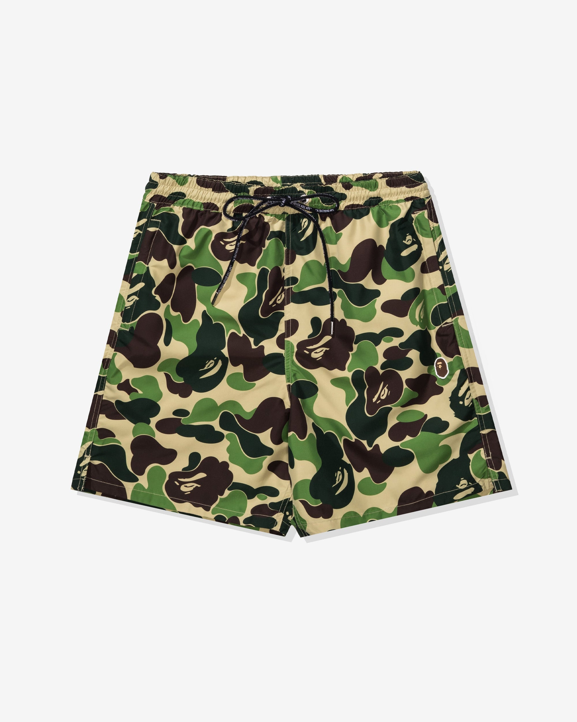 Оригінальна Abc Camo One Point Relaxed Fit Water Shorts Green A bathing ape – боковий вид