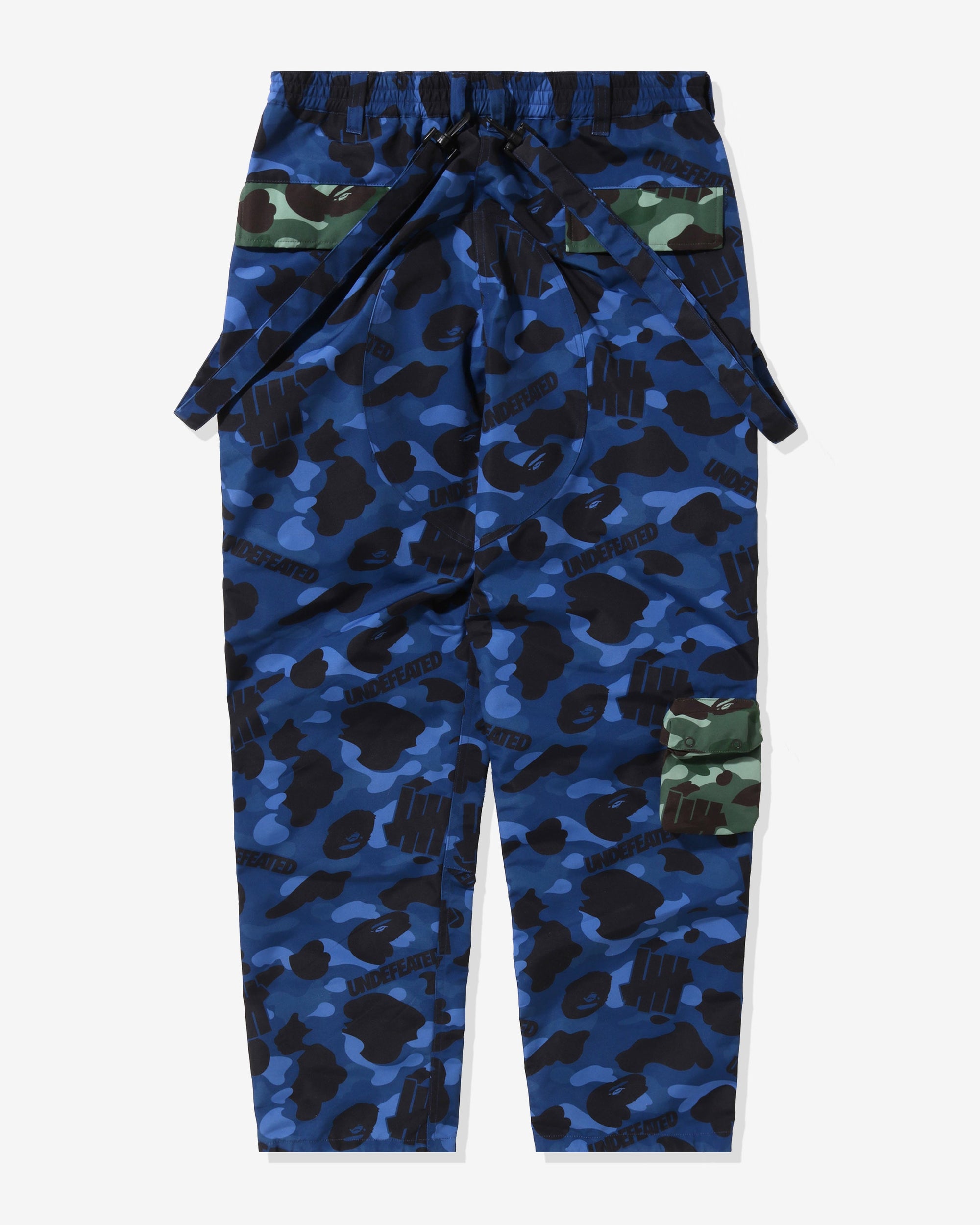 X Undefeated Multi Pouch Pocket Pants Navy A bathing ape – Гарантія оригінальності – вид ззаду