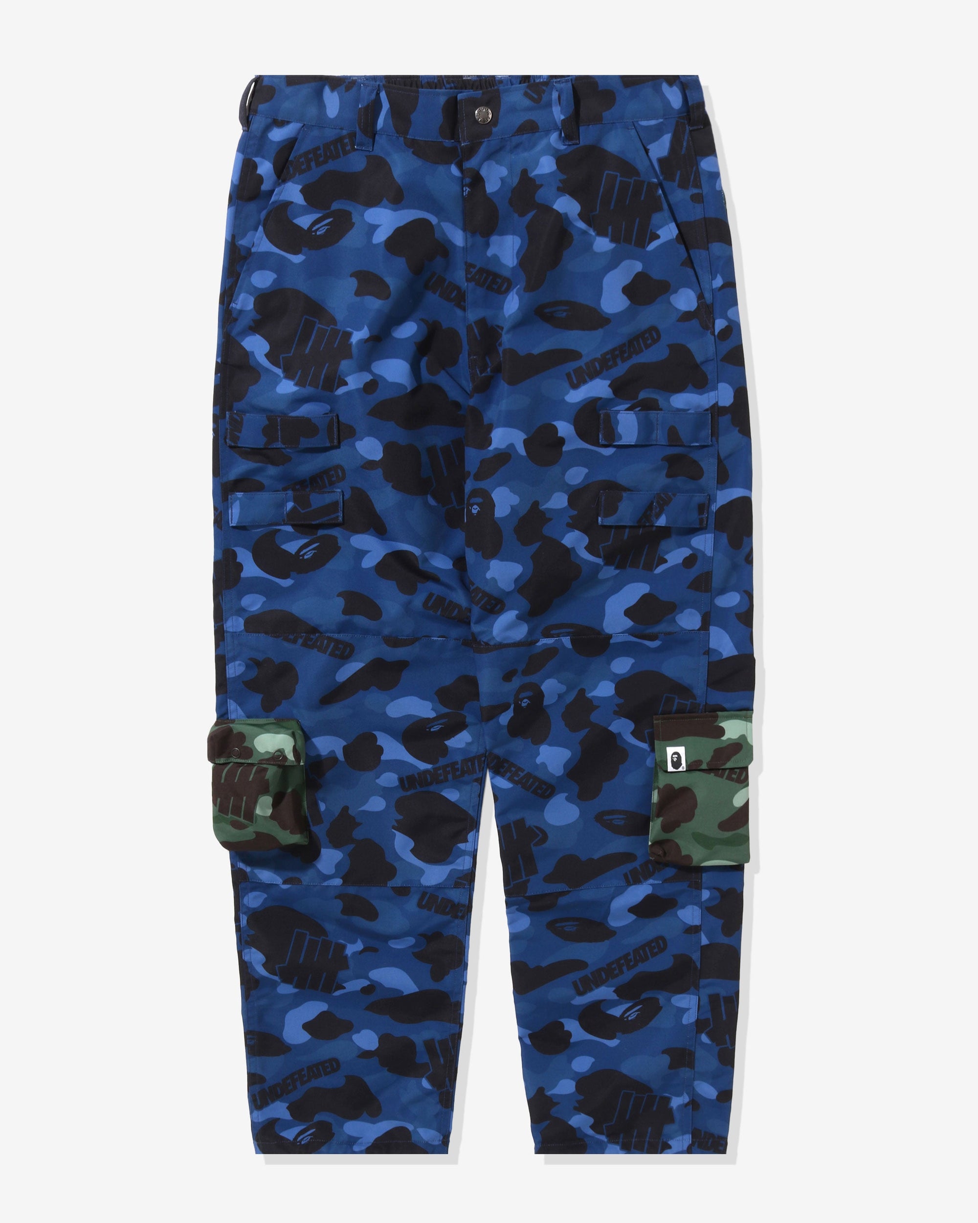 X Undefeated Multi Pouch Pocket Pants Navy A bathing ape – Гарантія оригінальності – детальний вид