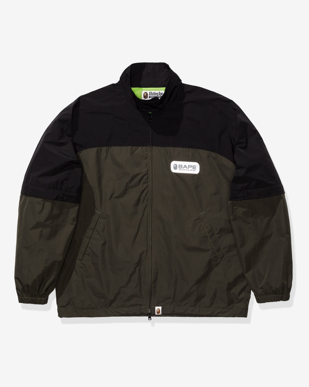 Оригінальна Detachable Sleeve Jacket Green A bathing ape – боковий вид