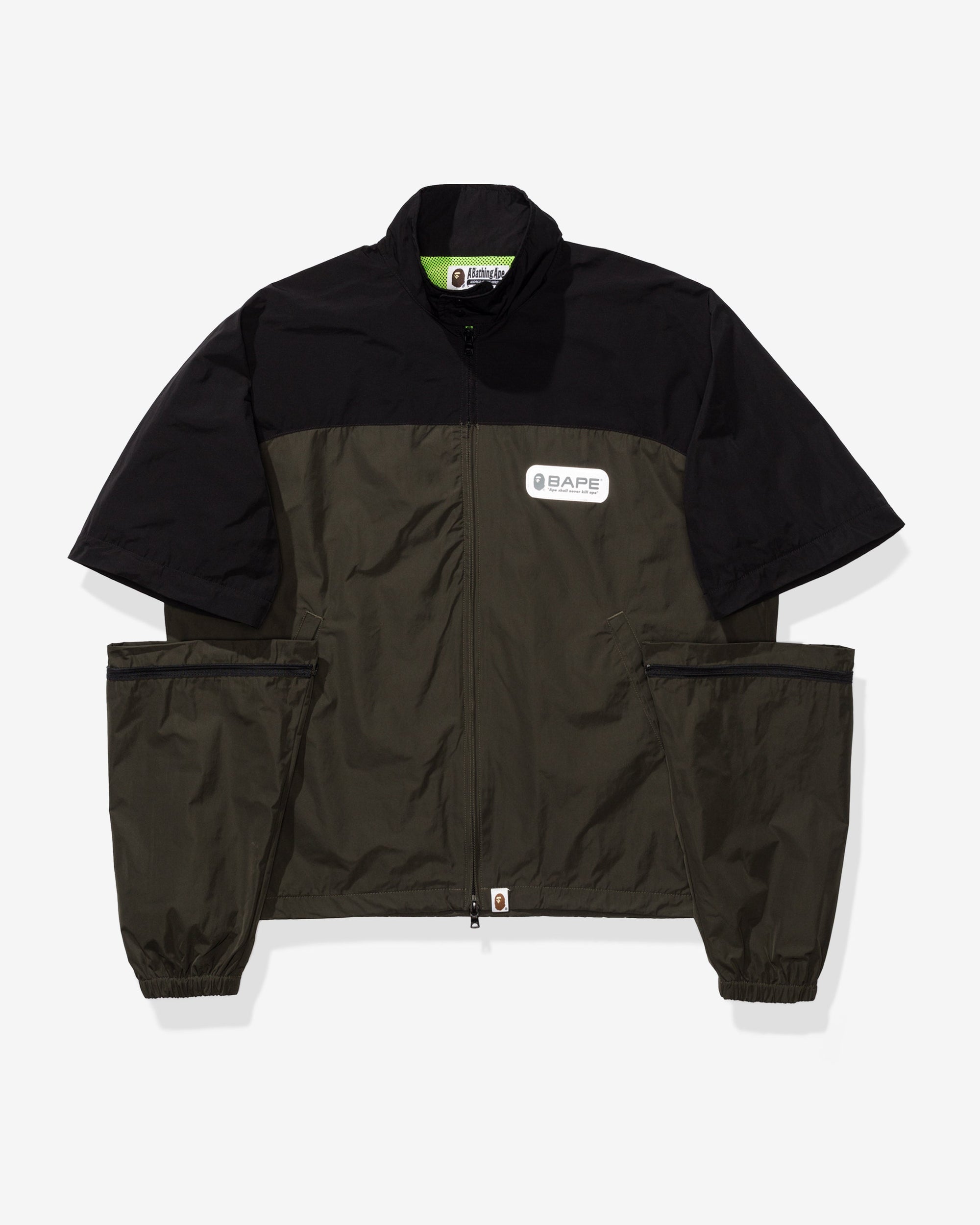 Оригінальна Detachable Sleeve Jacket Green A bathing ape – детальний вид