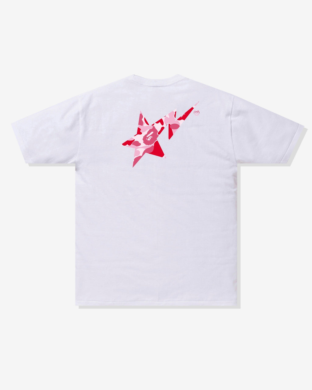 Abc Camo Bape Sta Logo Tee White A bathing ape – Гарантія оригінальності – вид ззаду