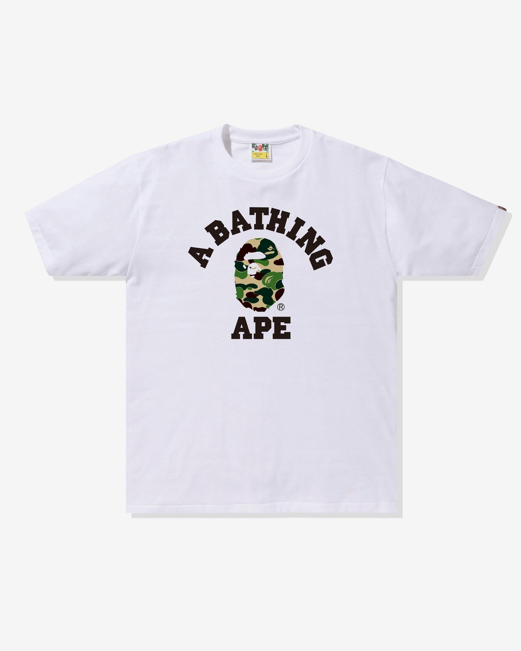 Abc Camo College Tee A bathing ape – Гарантія оригінальності – вид ззаду