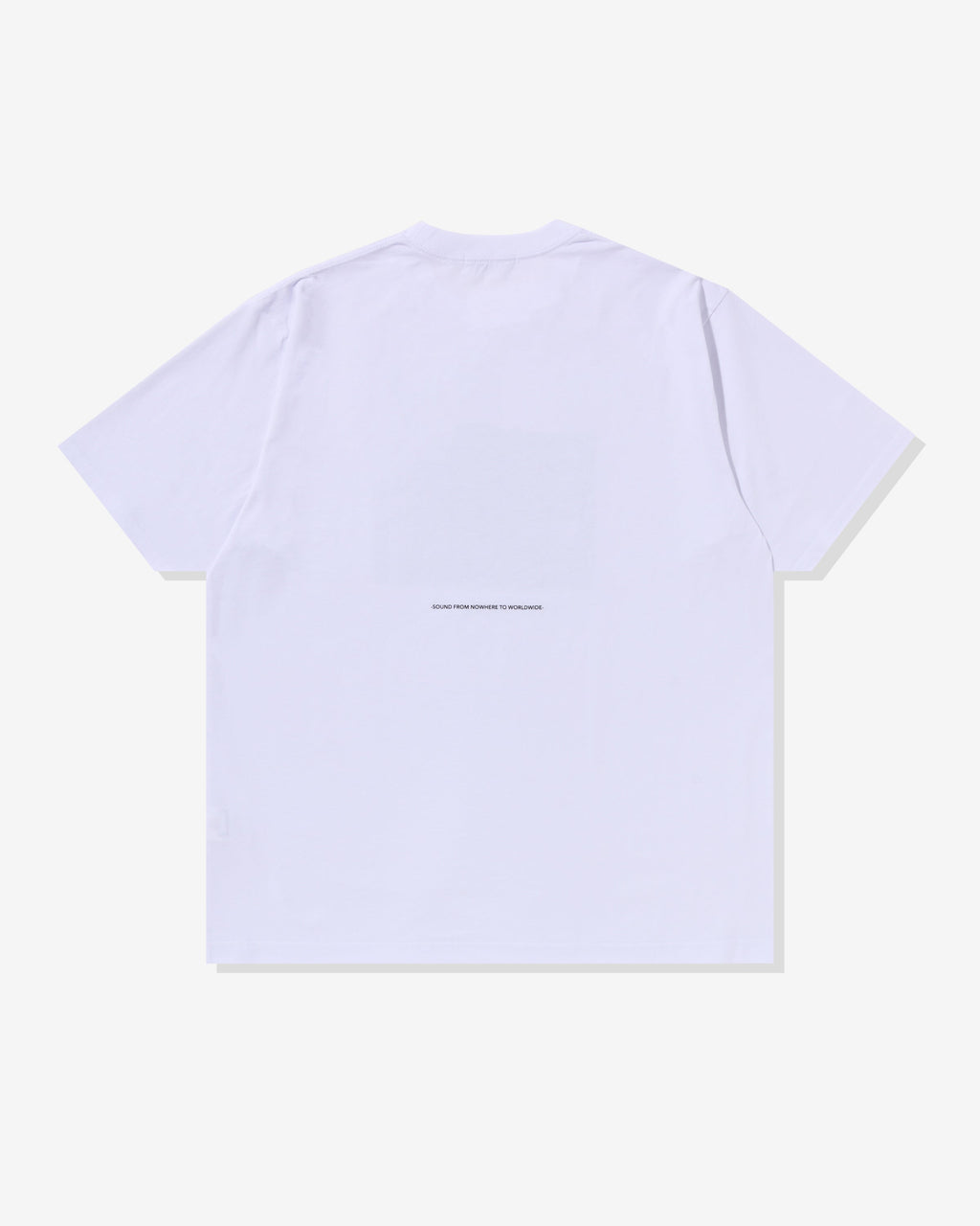 Оригінальна Ape Sounds Logo Tee White A bathing ape – вид ззаду