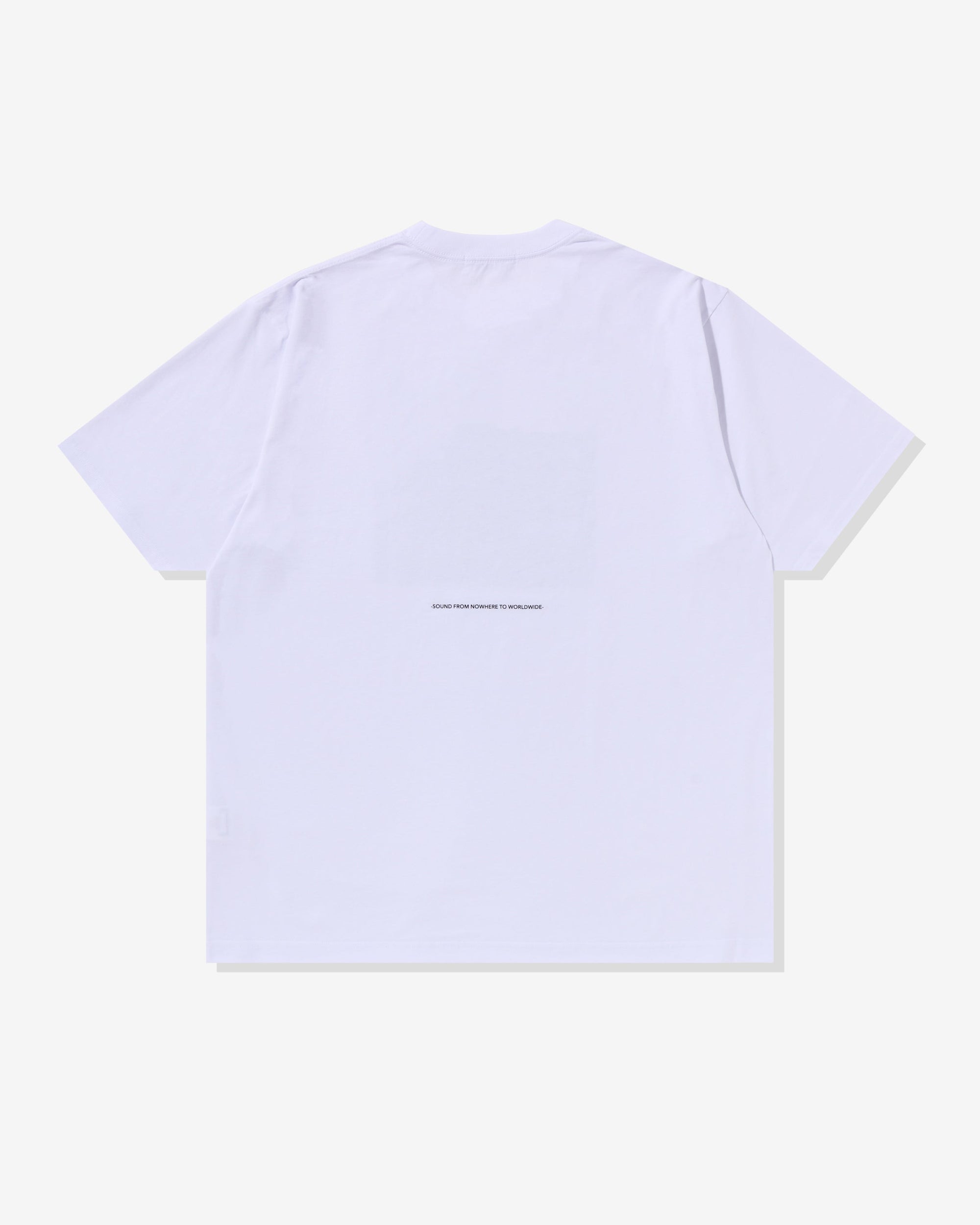 Оригінальна Ape Sounds Logo Tee White A bathing ape – вид ззаду